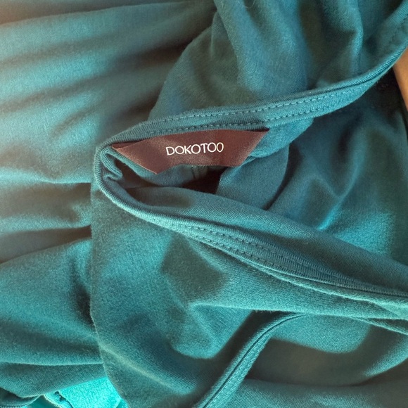 Teal Sleeveless Mini Dress EUC - Picture 2 of 5